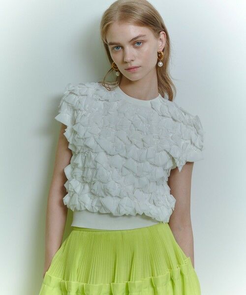 allureville / アルアバイル ニット・セーター | 【LOULOU WILLOUGHBY】ペタルパピヨンプルオーバー | 詳細3