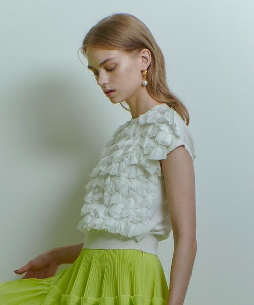 allureville / アルアバイル ニット・セーター | 【LOULOU WILLOUGHBY】ペタルパピヨンプルオーバー | 詳細5