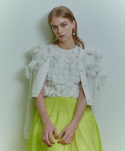 allureville / アルアバイル ニット・セーター | 【LOULOU WILLOUGHBY】ペタルパピヨンプルオーバー | 詳細7