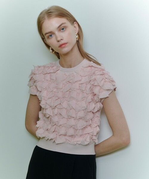 allureville / アルアバイル ニット・セーター | 【LOULOU WILLOUGHBY】ペタルパピヨンプルオーバー | 詳細12