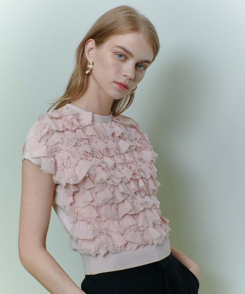 allureville / アルアバイル ニット・セーター | 【LOULOU WILLOUGHBY】ペタルパピヨンプルオーバー | 詳細13