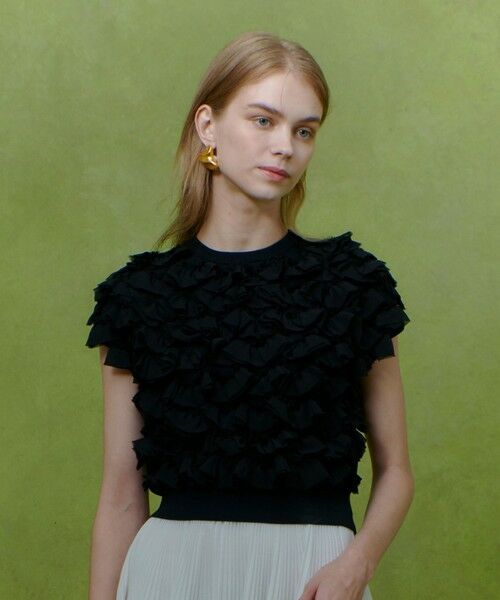 allureville / アルアバイル ニット・セーター | 【LOULOU WILLOUGHBY】ペタルパピヨンプルオーバー | 詳細19