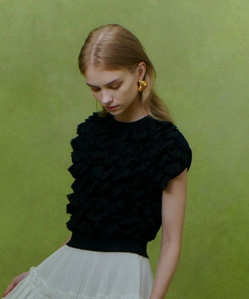 allureville / アルアバイル ニット・セーター | 【LOULOU WILLOUGHBY】ペタルパピヨンプルオーバー | 詳細20