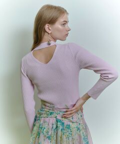 allureville / アルアバイル ニット・セーター | 【LOULOU WILLOUGHBY】ホルターバックＶプルオーバー