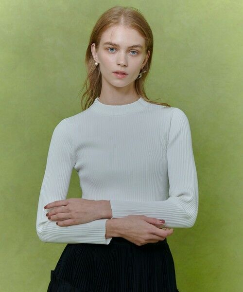 allureville / アルアバイル ニット・セーター | 【LOULOU WILLOUGHBY】ホルターバックＶプルオーバー | 詳細2