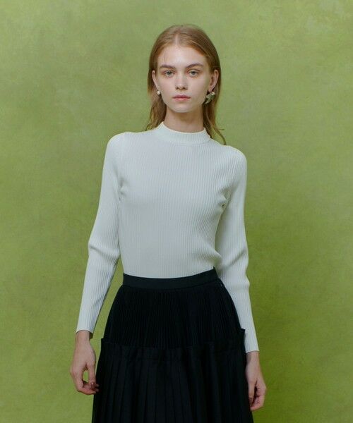 allureville / アルアバイル ニット・セーター | 【LOULOU WILLOUGHBY】ホルターバックＶプルオーバー | 詳細3