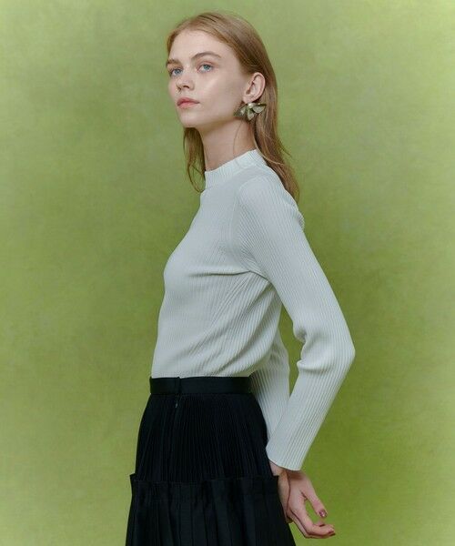 allureville / アルアバイル ニット・セーター | 【LOULOU WILLOUGHBY】ホルターバックＶプルオーバー | 詳細4