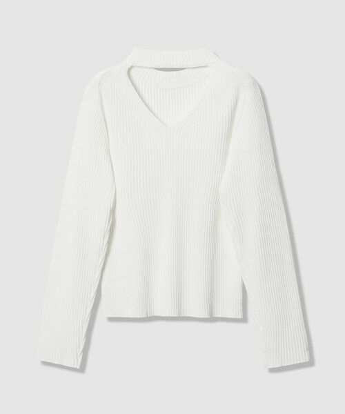 allureville / アルアバイル ニット・セーター | 【LOULOU WILLOUGHBY】ホルターバックＶプルオーバー | 詳細8