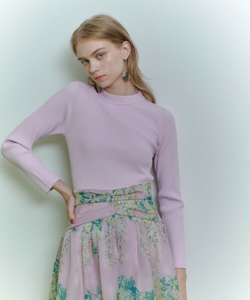 allureville / アルアバイル ニット・セーター | 【LOULOU WILLOUGHBY】ホルターバックＶプルオーバー | 詳細10