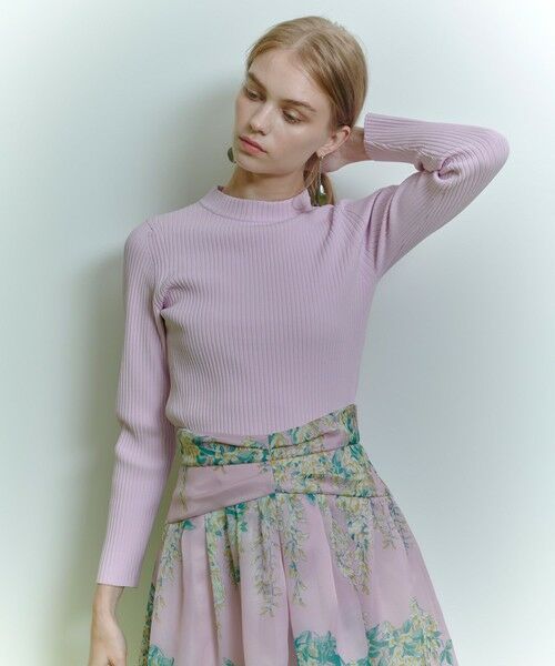 allureville / アルアバイル ニット・セーター | 【LOULOU WILLOUGHBY】ホルターバックＶプルオーバー | 詳細11