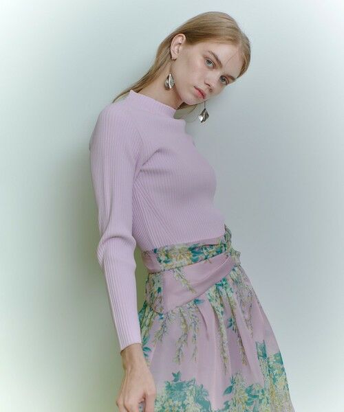 allureville / アルアバイル ニット・セーター | 【LOULOU WILLOUGHBY】ホルターバックＶプルオーバー | 詳細12