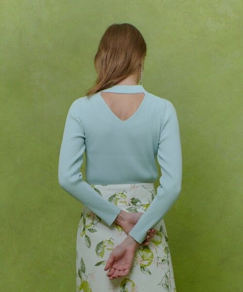 allureville / アルアバイル ニット・セーター | 【LOULOU WILLOUGHBY】ホルターバックＶプルオーバー | 詳細22