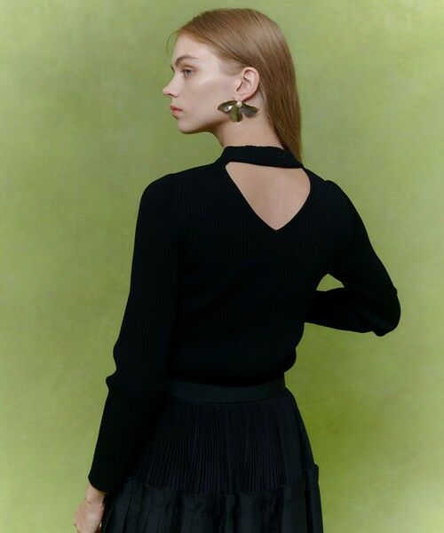 allureville / アルアバイル ニット・セーター | 【LOULOU WILLOUGHBY】ホルターバックＶプルオーバー | 詳細30