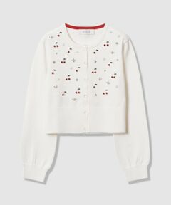 allureville / アルアバイル カーディガン・ボレロ | 【LOULOU WILLOUGHBY】CHERRYビジューカーディガン