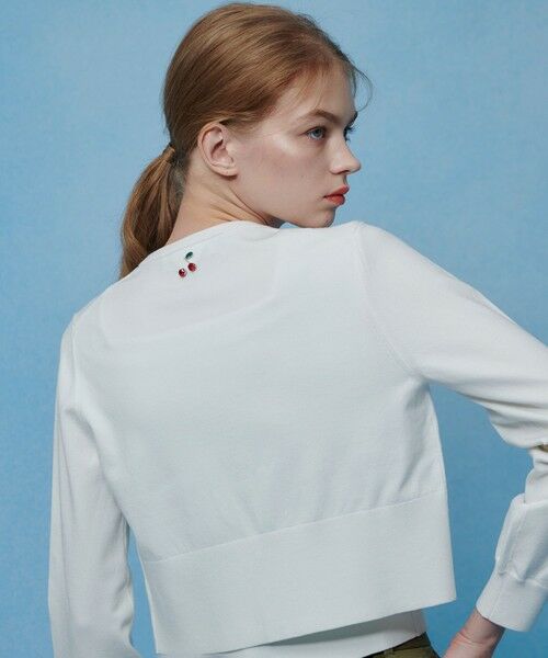 allureville / アルアバイル カーディガン・ボレロ | 【LOULOU WILLOUGHBY】CHERRYビジューカーディガン | 詳細4