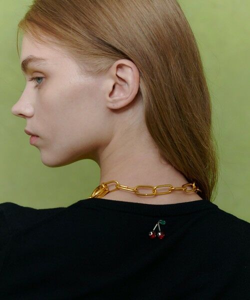 allureville / アルアバイル カーディガン・ボレロ | 【LOULOU WILLOUGHBY】CHERRYビジューカーディガン | 詳細11