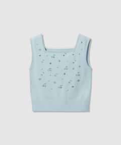 allureville / アルアバイル ニット・セーター | 【LOULOU WILLOUGHBY】CHERRYビジュータンク