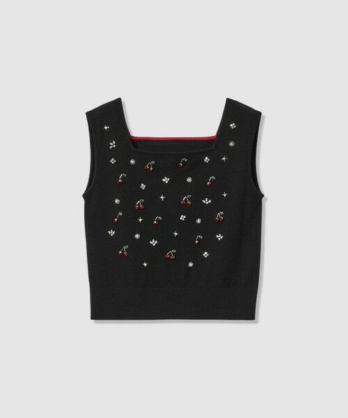 allureville / アルアバイル ニット・セーター | 【LOULOU WILLOUGHBY】CHERRYビジュータンク | 詳細12