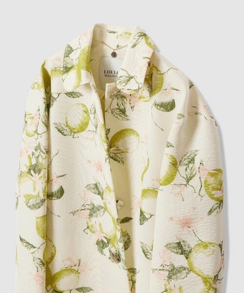 allureville / アルアバイル ダッフルコート | 【LOULOU WILLOUGHBY】RATTIレモン柄ステンカラーコート | 詳細11