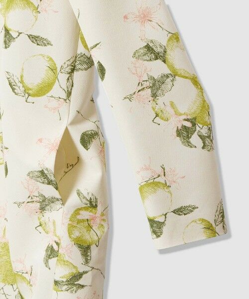 allureville / アルアバイル ダッフルコート | 【LOULOU WILLOUGHBY】RATTIレモン柄ステンカラーコート | 詳細12