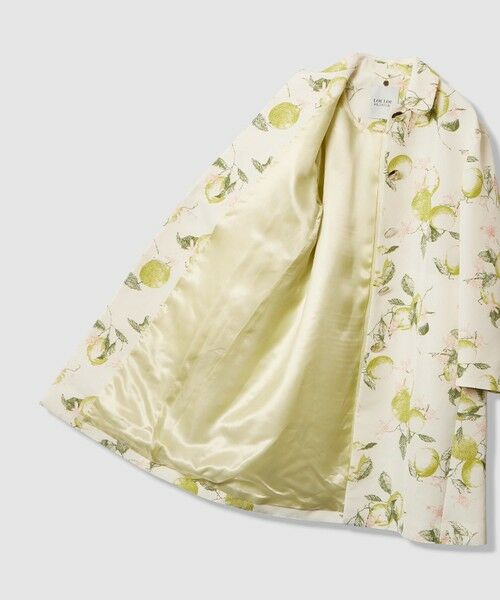 allureville / アルアバイル ダッフルコート | 【LOULOU WILLOUGHBY】RATTIレモン柄ステンカラーコート | 詳細15