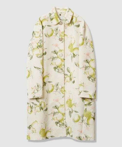 allureville / アルアバイル ダッフルコート | 【LOULOU WILLOUGHBY】RATTIレモン柄ステンカラーコート | 詳細9