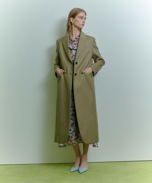 allureville / アルアバイル ダッフルコート | 【LOULOU WILLOUGHBY】ビスコースツイルチェスターコート | 詳細1