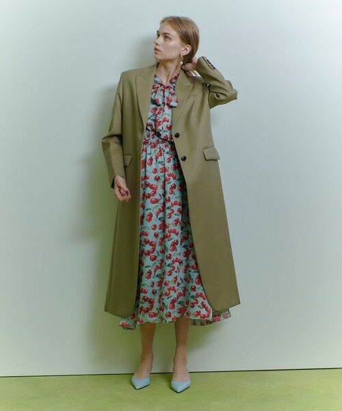 allureville / アルアバイル ダッフルコート | 【LOULOU WILLOUGHBY】ビスコースツイルチェスターコート | 詳細2