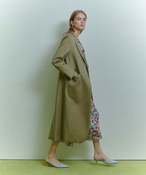 allureville / アルアバイル ダッフルコート | 【LOULOU WILLOUGHBY】ビスコースツイルチェスターコート | 詳細3