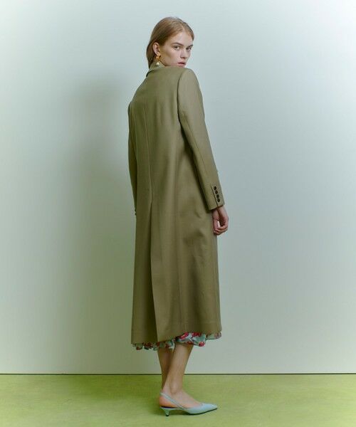 allureville / アルアバイル ダッフルコート | 【LOULOU WILLOUGHBY】ビスコースツイルチェスターコート | 詳細4