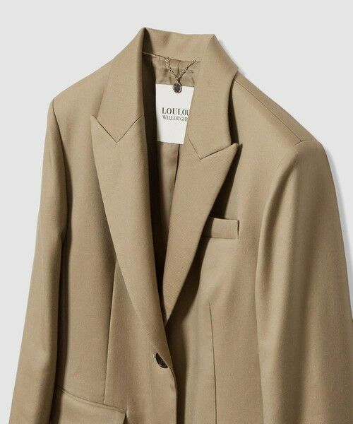 allureville / アルアバイル ダッフルコート | 【LOULOU WILLOUGHBY】ビスコースツイルチェスターコート | 詳細7
