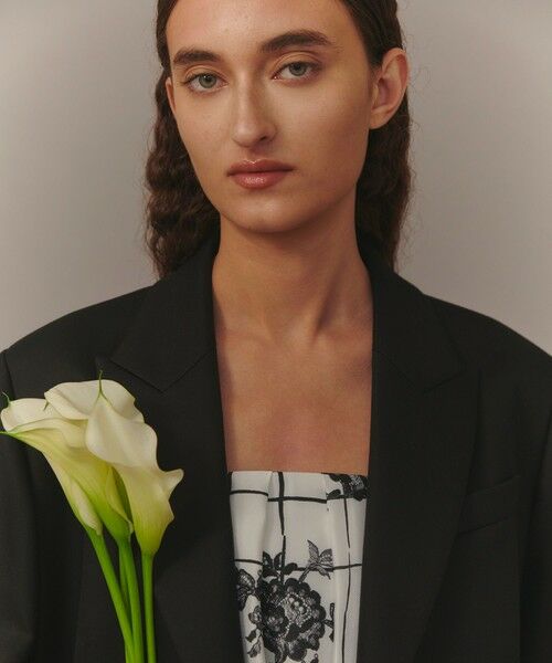 allureville / アルアバイル ダッフルコート | 【LOULOU WILLOUGHBY】ビスコースツイルチェスターコート | 詳細15