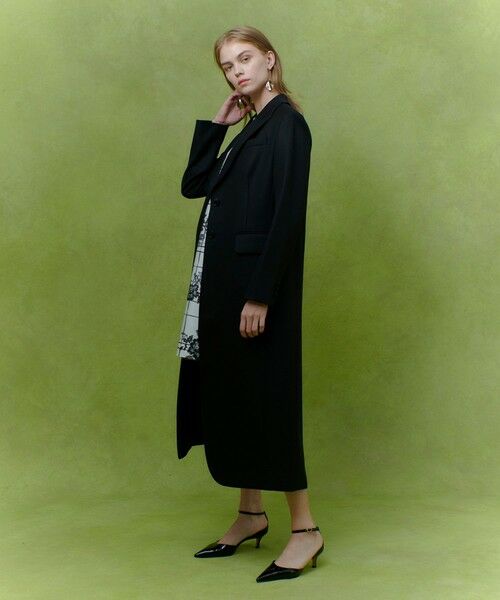 allureville / アルアバイル ダッフルコート | 【LOULOU WILLOUGHBY】ビスコースツイルチェスターコート | 詳細17