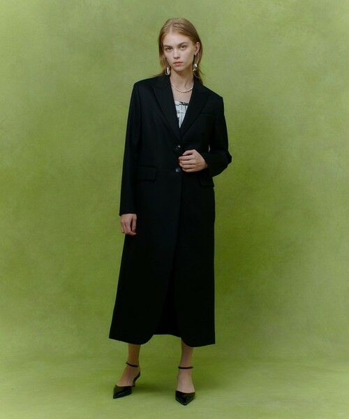allureville / アルアバイル ダッフルコート | 【LOULOU WILLOUGHBY】ビスコースツイルチェスターコート | 詳細18