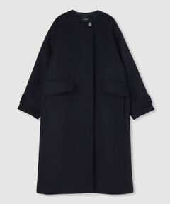 allureville / アルアバイル ダッフルコート | Wビーバーノーカラーコクーンコート