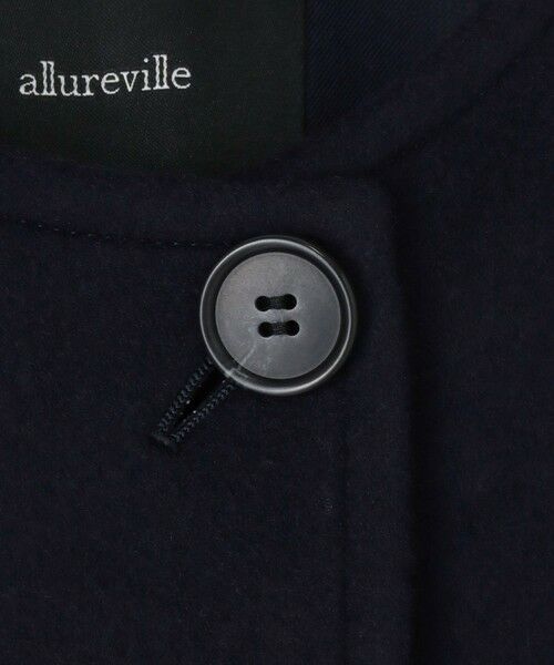 allureville / アルアバイル ダッフルコート | Wビーバーノーカラーコクーンコート | 詳細5