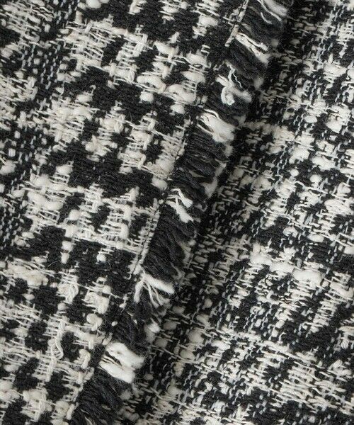 allureville / アルアバイル ノーカラージャケット | ハウンドトゥースブロッキングジャケット | 詳細7