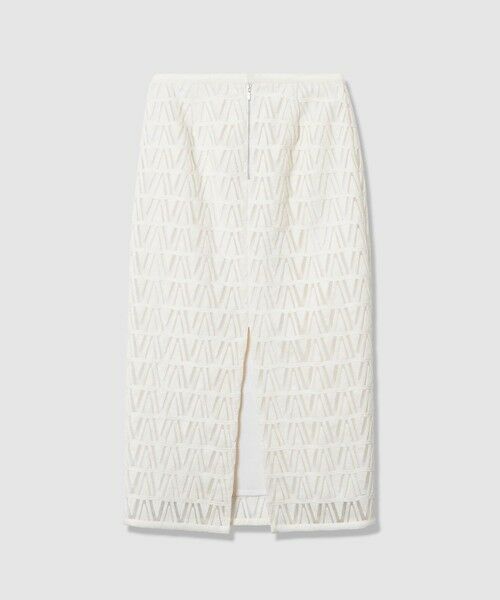 allureville / アルアバイル ミニ・ひざ丈スカート | クロッシェ風レーススカート | 詳細1