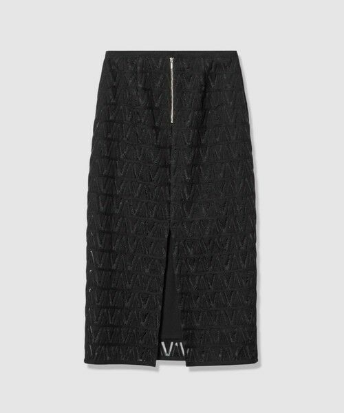 allureville / アルアバイル ミニ・ひざ丈スカート | クロッシェ風レーススカート | 詳細3