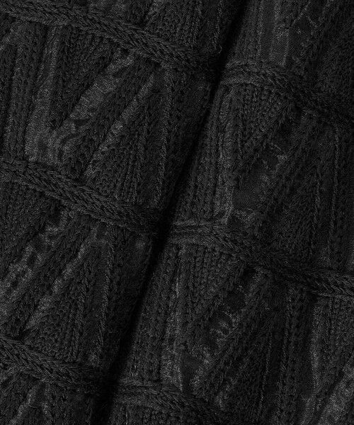 allureville / アルアバイル ミニ・ひざ丈スカート | クロッシェ風レーススカート | 詳細5