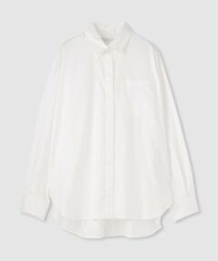 allureville / アルアバイル シャツ・ブラウス | コットンオックスラウンドヘムシャツ