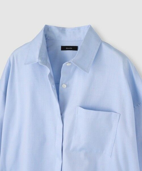 allureville / アルアバイル シャツ・ブラウス | コットンオックスラウンドヘムシャツ | 詳細4