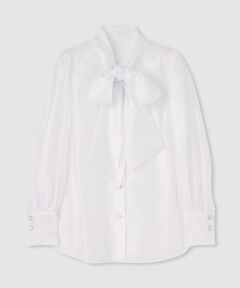 allureville / アルアバイル シャツ・ブラウス | オーガンザボウブラウス