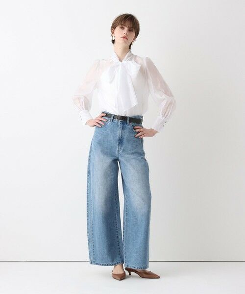 allureville / アルアバイル シャツ・ブラウス | オーガンザボウブラウス | 詳細5