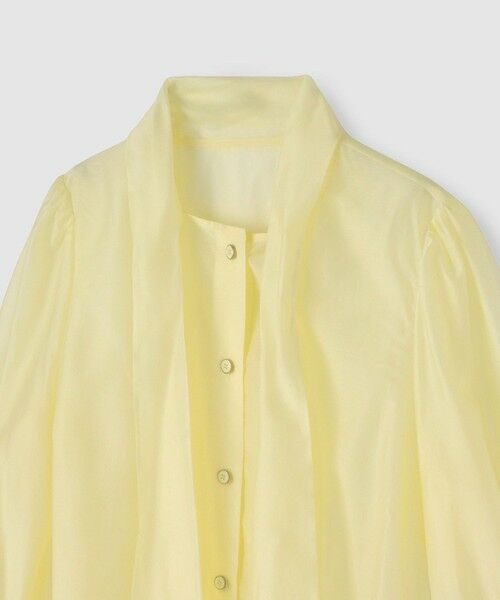 allureville / アルアバイル シャツ・ブラウス | オーガンザボウブラウス | 詳細11