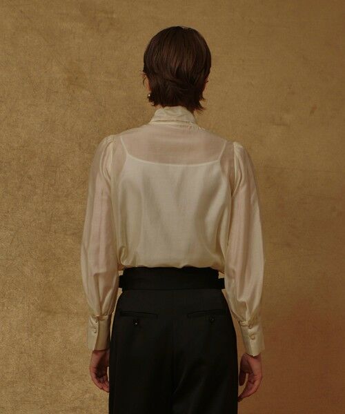 allureville / アルアバイル シャツ・ブラウス | オーガンザボウブラウス | 詳細5