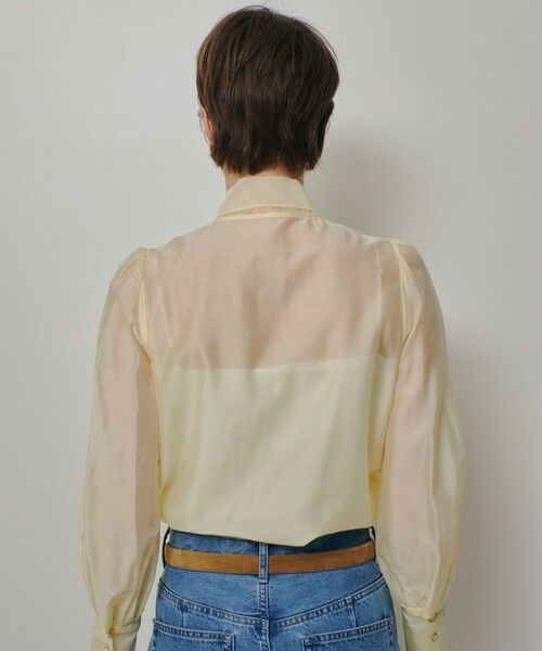 allureville / アルアバイル シャツ・ブラウス | オーガンザボウブラウス | 詳細7