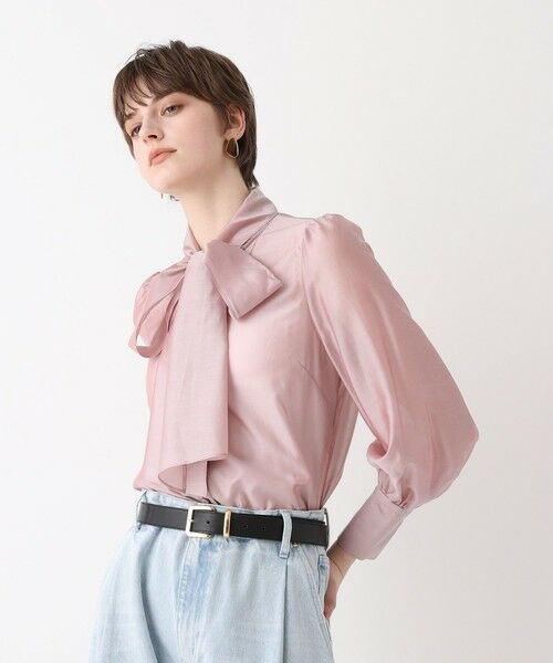 allureville / アルアバイル シャツ・ブラウス | オーガンザボウブラウス | 詳細28