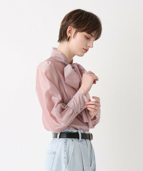 allureville / アルアバイル シャツ・ブラウス | オーガンザボウブラウス | 詳細29