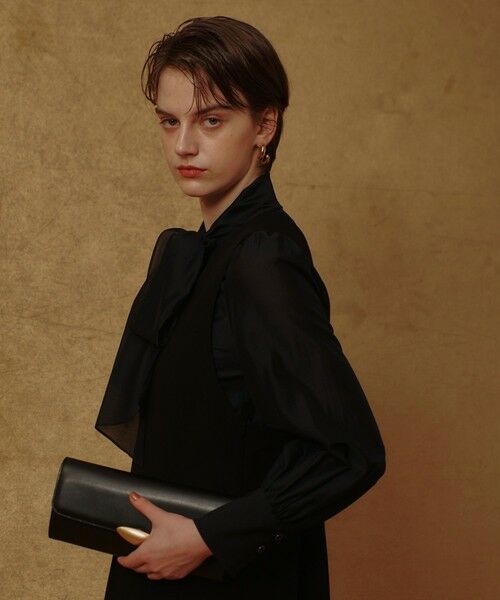 allureville / アルアバイル シャツ・ブラウス | オーガンザボウブラウス | 詳細17